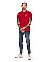 Arrow Sports Solid Cotton Pique Polo Shirt