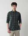 Arrow Sport Grid Tattersall Checked Dobby Shirt