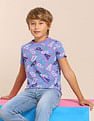 U.S. Polo Assn. Kids Boys Brand Printed Regular Fit T-Shirt
