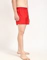Calvin Klein Underwear Solid Red Cotton Boxers
