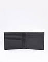 Calvin Klein Logo Black Leather Bi-Fold Wallet