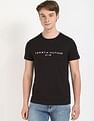 Tommy Hilfiger Embroidered Logo Slim-Fit Cotton T-Shirt