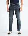 Flying Machine Slash Slim Tapered Mid Rise Jeans