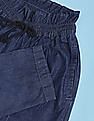 Flying Machine Women High Rise Paper Bag Waist Pleated Jeans