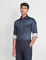 Arrow Newyork Cutaway Collar Abstract Formal Shirt