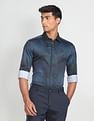 Arrow Newyork Cutaway Collar Abstract Formal Shirt