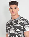 U.S. Polo Assn. Denim Co. Camouflage Print Cotton Polo Shirt