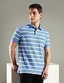 Tommy Hilfiger Striped Regular Fit Cotton Polo T-Shirt