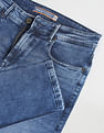 Flying Machine Slash Slim Tapered Stone Wash Jeans