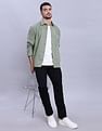 Tommy Hilfiger Solid Oversized-Fit Woven Shirts