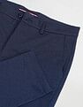 Arrow Sport Self-Design Slim Fit Trousers