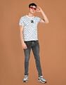 Flying Machine Crew Neck Printed T-Shirt