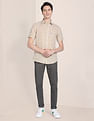 U.S. Polo Assn. Outdoor Check Linen Cotton Shirt