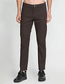 Flying Machine Twill Geometric Print Trousers
