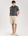 Calvin Klein Jeans Solid Regular-Fit Cotton Polo T-Shirt