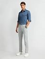 Arrow Newyork Manhattan Slim Fit Vertical Striped Shirt