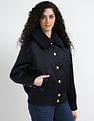 Tommy Hilfiger Teddy Collar Satin Padded Jacket