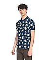 U.S. Polo Assn. Cotton Floral Print Polo Shirt