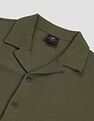 Flying Machine Cuban Collar Knitted Shirt