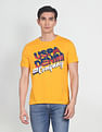 U.S. Polo Assn. Denim Co. Crew Neck Brand Print Pure Cotton T-Shirt
