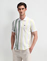 Arrow Sport Vertical Striped Regular Polo Shirt