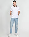 Arrow Sports Stripe Collar Cotton Polo Shirt