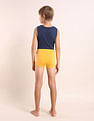 USPA Innerwear Boys Cotton Spandex Solid Trunks - Pack Of 3