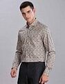 Tommy Hilfiger Printed Slim Fit Plain Woven Shirt