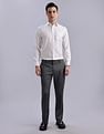 Tommy Hilfiger Regular-Fit Self-Design Mid Rise Trouser