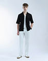 Flying Machine Oversized Fit Textured Color Of Home Shirt
