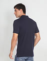 Arrow Sports Colour Block Cotton Polo Shirt