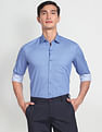 Arrow Cutaway Collar 3D Geometric Formal Shirt