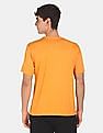 Aeropostale Men Orange Chest Pocket Heathered T-Shirt