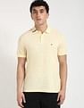 Tommy Hilfiger Solid Regular-Fit Cotton Polo Shirt