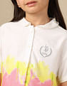 U.S. Polo Assn. Kids Girls Tie-Dyed Top