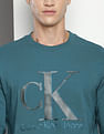 Calvin Klein Crew Neck Monogram Sweatshirt