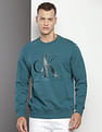 Calvin Klein Crew Neck Monogram Sweatshirt