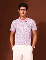 U.S. Polo Assn. Floral Printed Working Holiday Polo Shirt