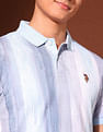 U.S. Polo Assn. Denim Co. Work And Wander Vertical Striped Polo Shirt