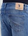 U.S. Polo Assn. Denim Co. Henry Tapered Cropped Fit Blue Jeans