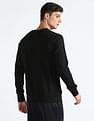 Flying Machine Crew Neck Solid Sweatshirt