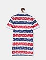U.S. Polo Assn. Kids Flag Print Pique Polo Shirt