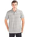 GAP Men Grey Space Dye Pique Polo