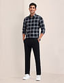 U.S. Polo Assn. Dupplin Check Printed Regular Fit Shirt