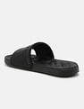U.S. Polo Assn. Men Brand Embossed Deja Blk Slippers