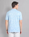 AD by Arvind Real Deal Tropical Print Polo Shirt