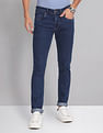 AD by Arvind Skinny Fit Rinsed Jeans