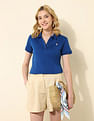 U.S. Polo Assn. Women Regular Fit Solid Polo Shirt