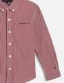Tommy Hilfiger Kids Boys Striped Regular-Fit Cotton Shirt