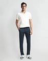 Arrow Sport Slim Fit Geometric Patterned Trousers